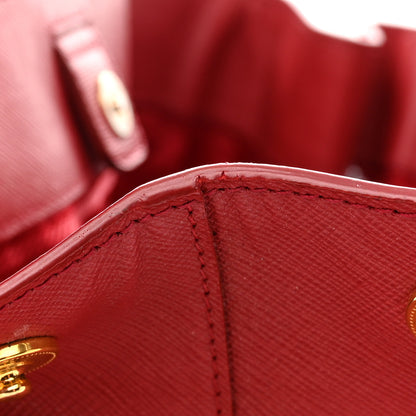 Prada Saffiano Lux Large Tote Fuoco 16 of 19