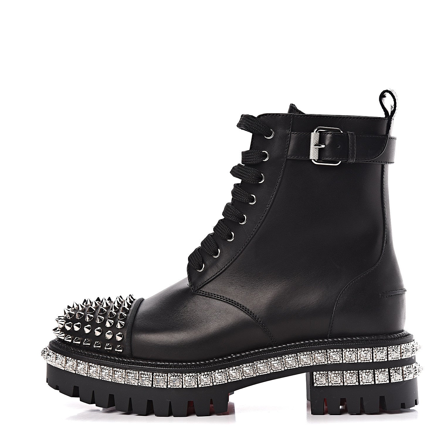 Christian Louboutin Calfskin King St Boots 37 Black 1 of 7