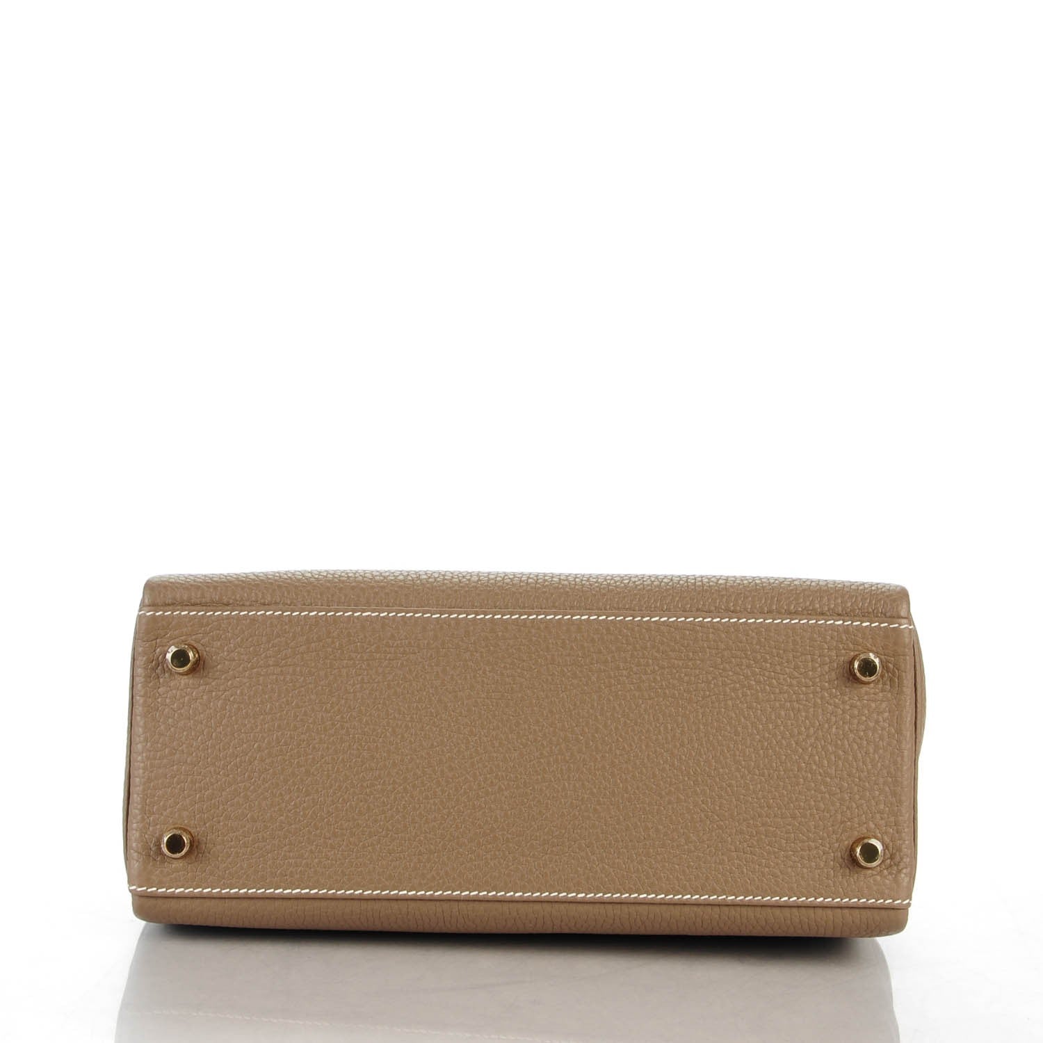 Hermes Taurillon Clemence Kelly Retourne 28 Etoupe 7 of 39