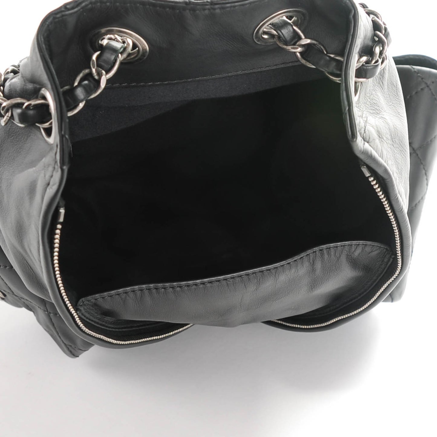 Calfskin Large Backpack Is Back Black