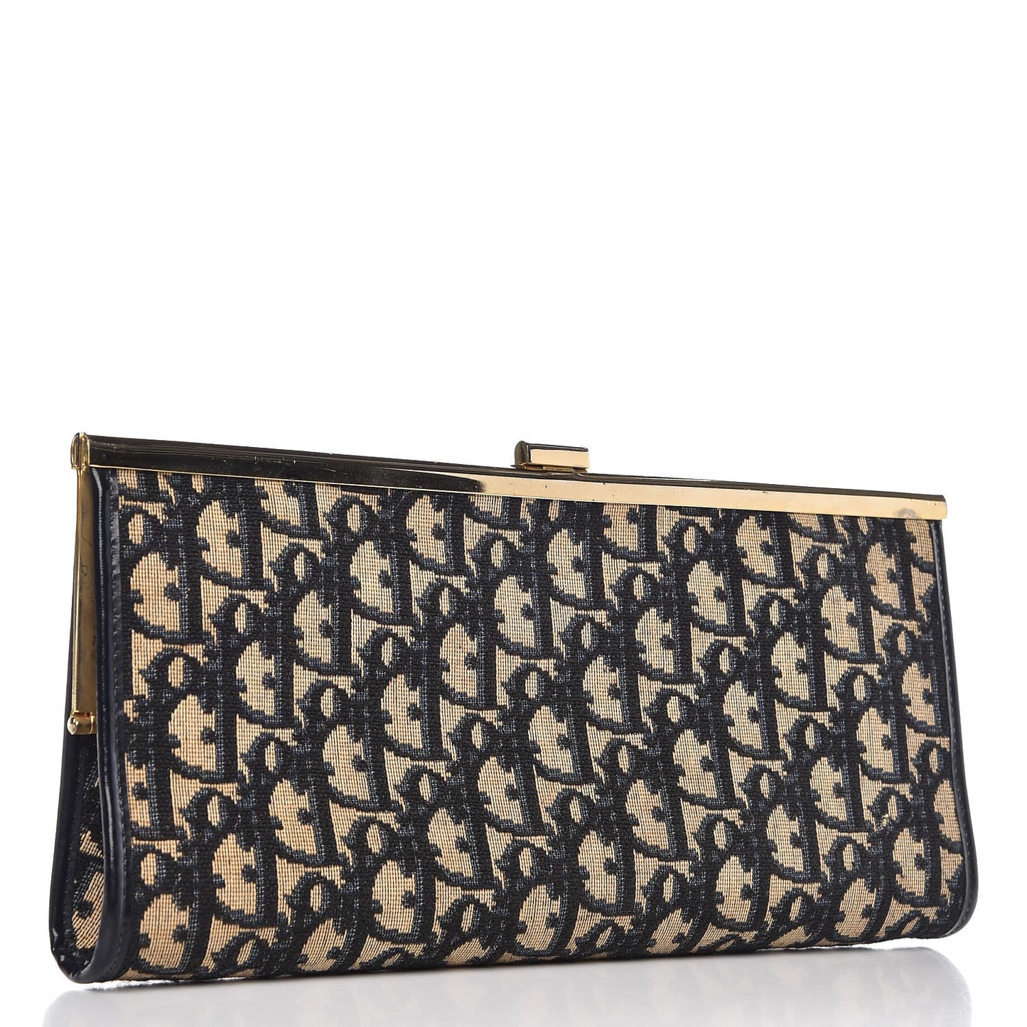 Monogram Clutch Navy Blue