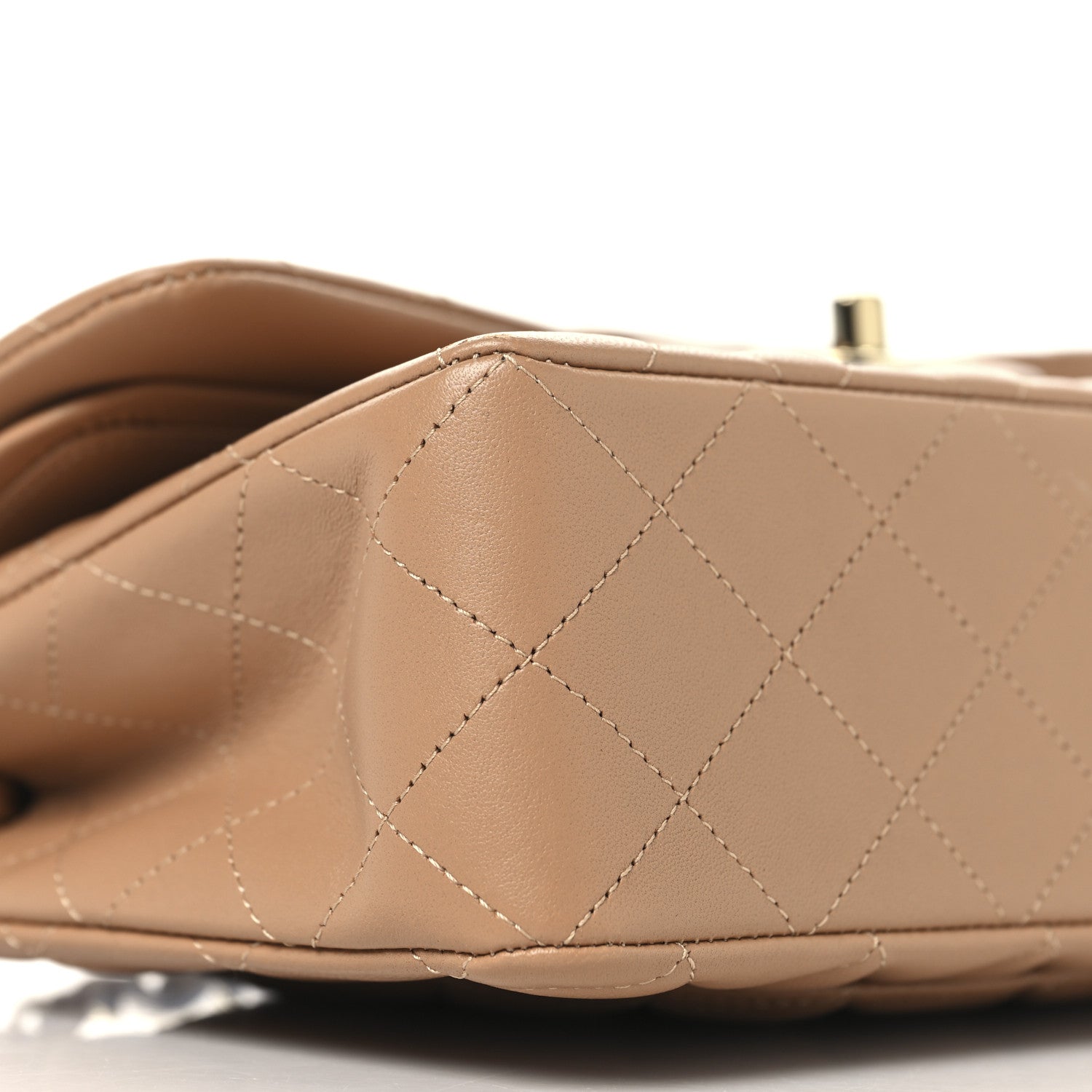 Chanel Lambskin Quilted Small Double Flap Brown 9 of 11