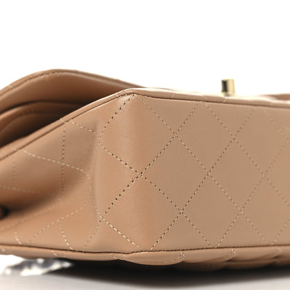 Chanel Lambskin Quilted Small Double Flap Brown 9 of 11