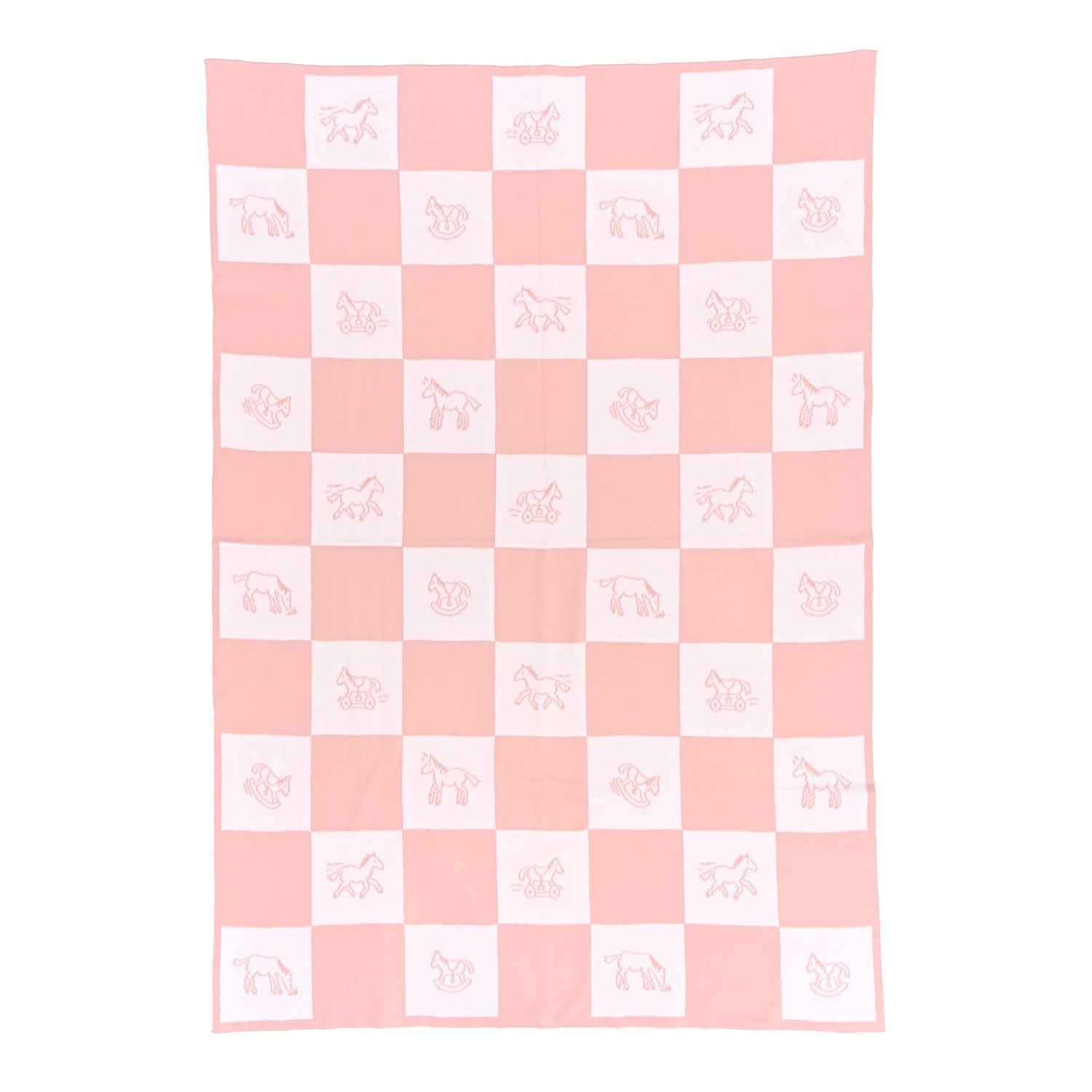 Hermes Cotton Knit Adada Baby Blanket Rose Lilas 2 of 3