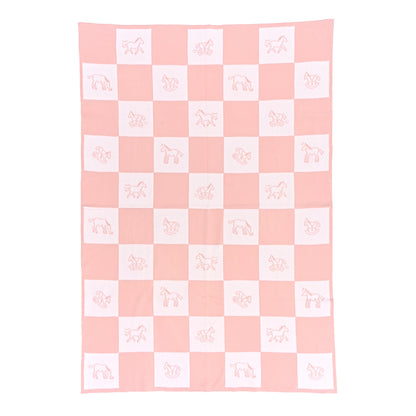 Hermes Cotton Knit Adada Baby Blanket Rose Lilas 2 of 3