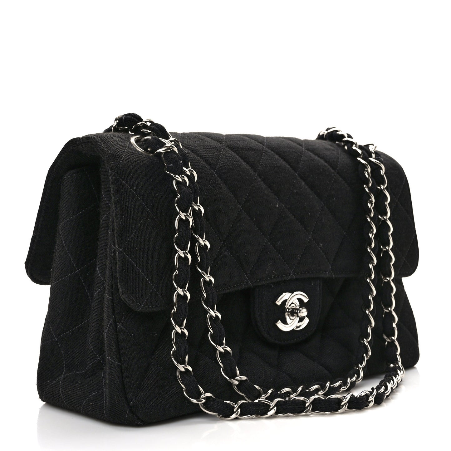 Jersey Double Sided Jumbo Flap Black