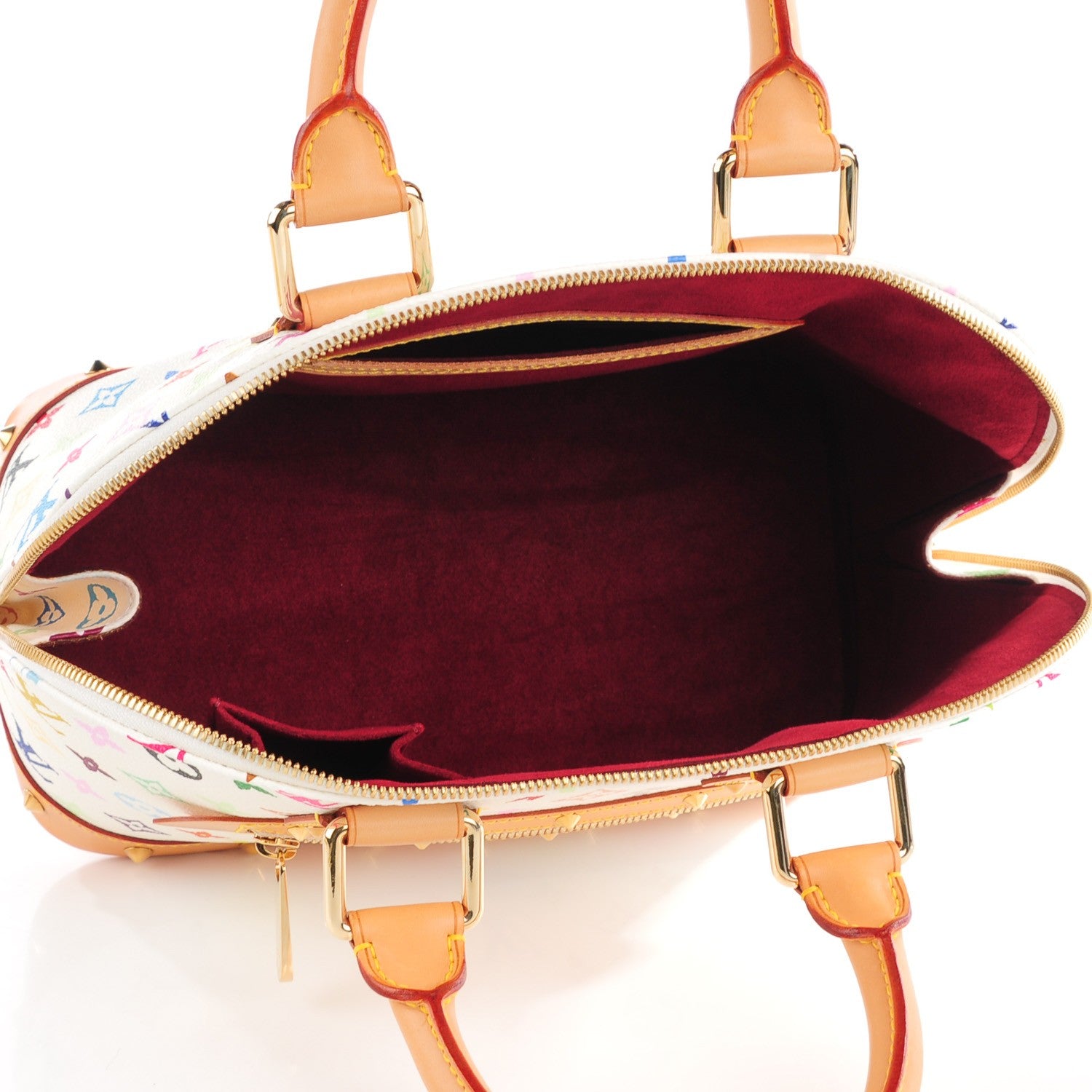 Louis Vuitton Monogram Multicolor Alma White 5 of 7