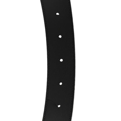 Gucci Plutone Calfskin Plaque GG 30mm Belt 80 32 Black 4 of 5