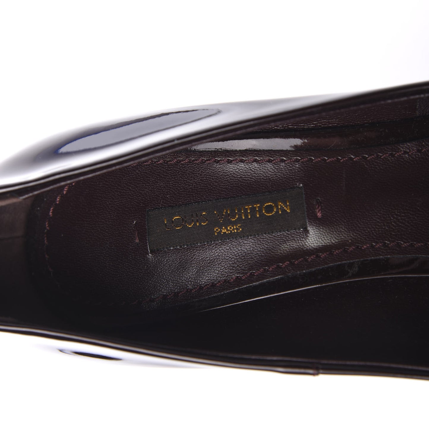 Patent Calfskin Oh Really Peep Toe Pumps 35 Amarante