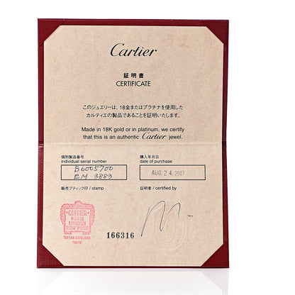 Cartier 18K White Gold LOVE Bracelet 17 5 of 6