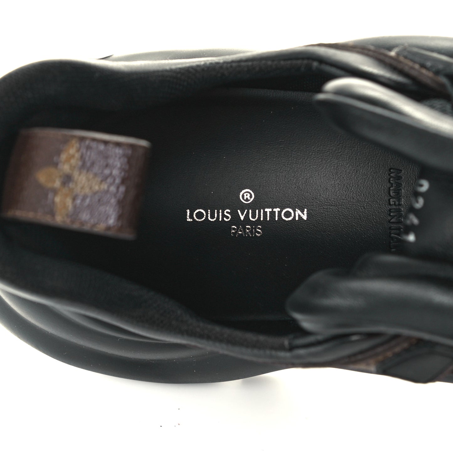 Calfskin Patent Monogram LV Archlight Sneakers 40.5 Black