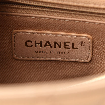 Chanel Caviar Quilted Small Coco Handle Flap Beige 6 of 10