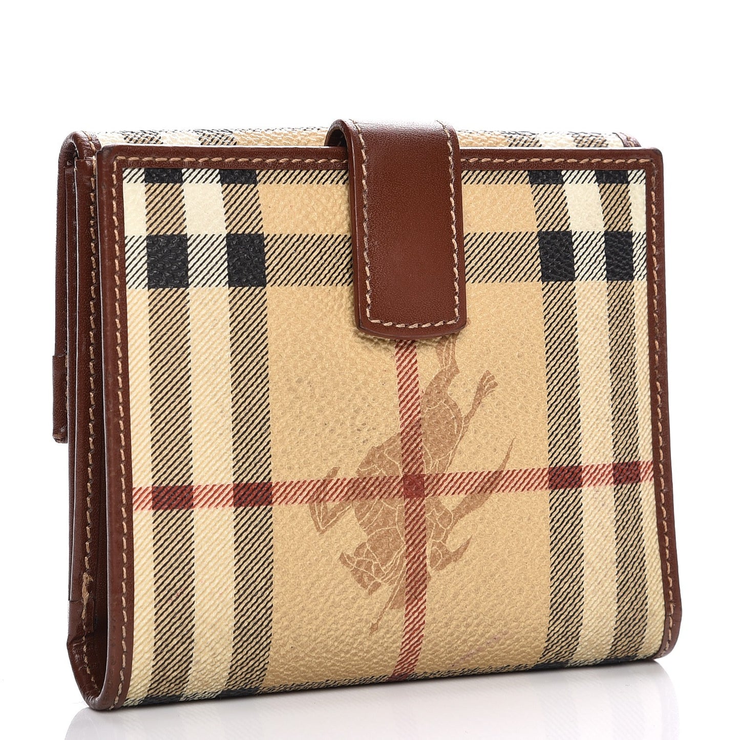 Haymarket Check Compact Wallet Brown