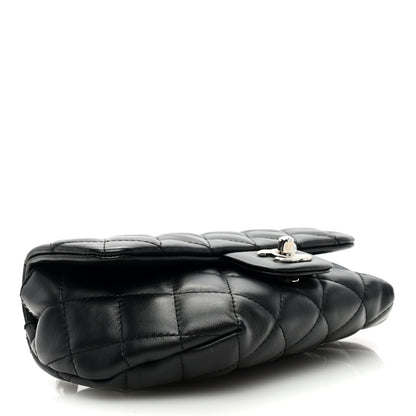 Chanel Calfskin Quilted CC Uniform Flap Belt Bag Black 4 of 10
