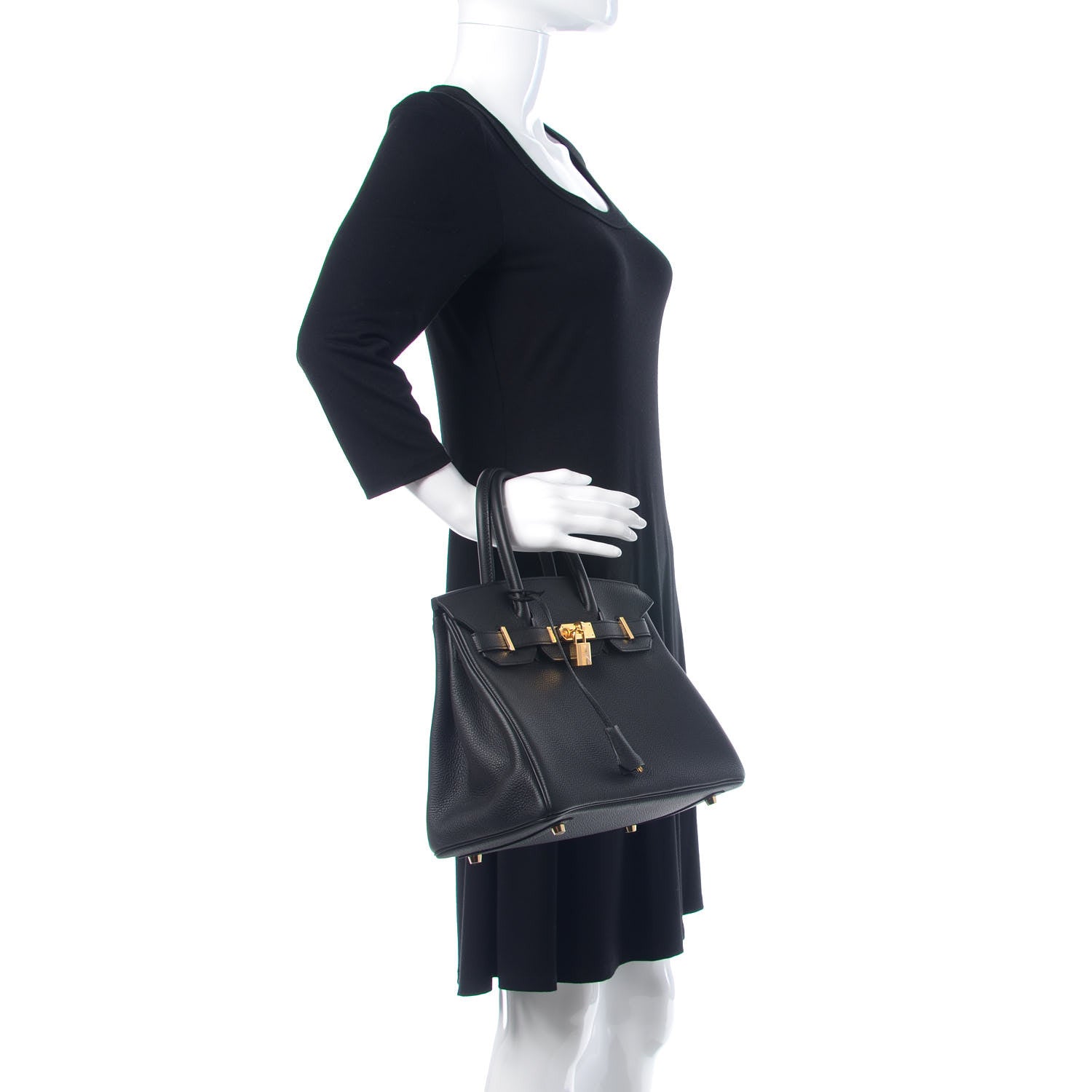 Hermes Togo Birkin 30 Black 2 of 33