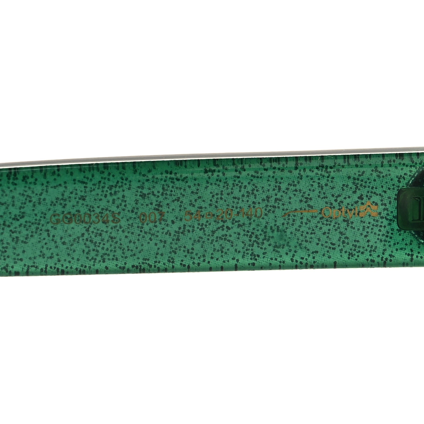 Acetate Square GG0034S Sunglasses Green