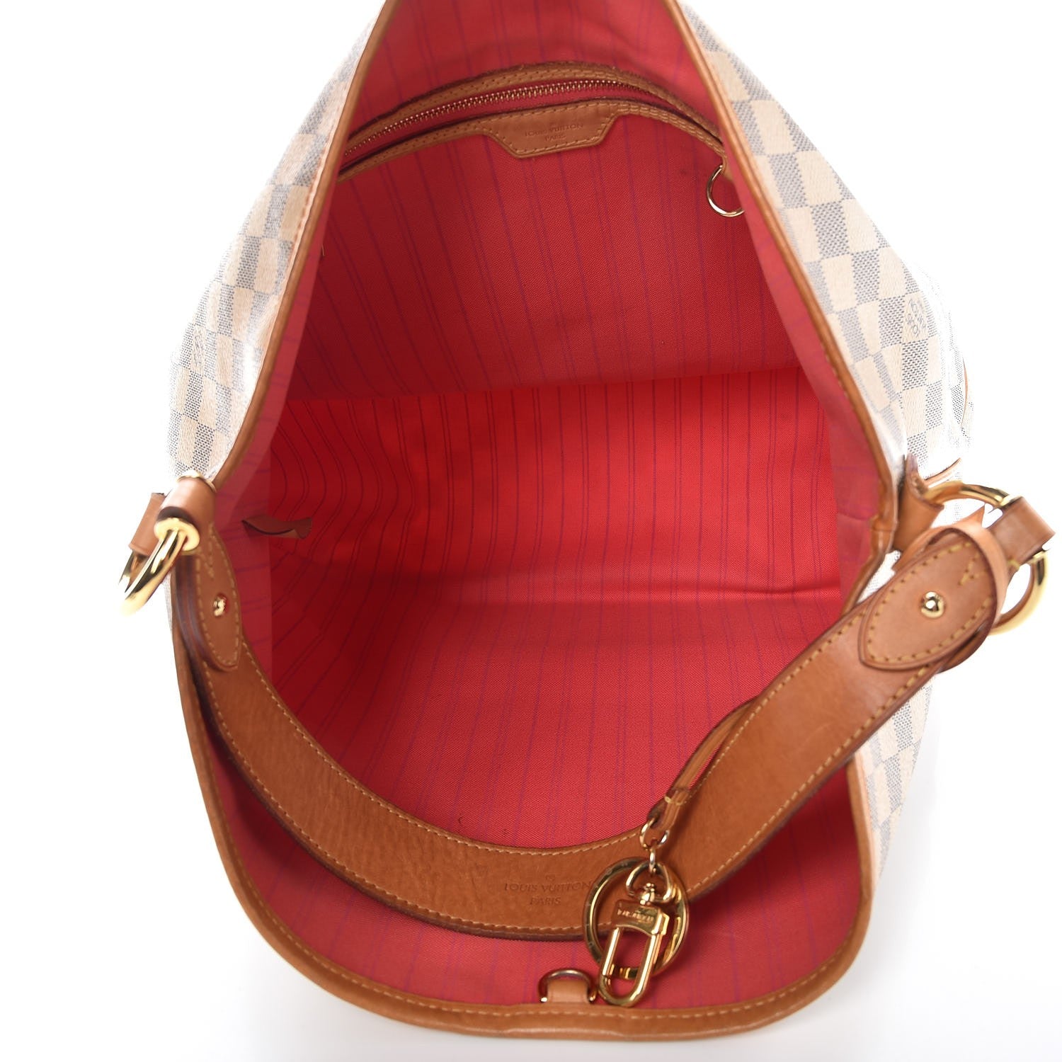 Louis Vuitton Damier Azur Delightful MM Pink 5 of 21