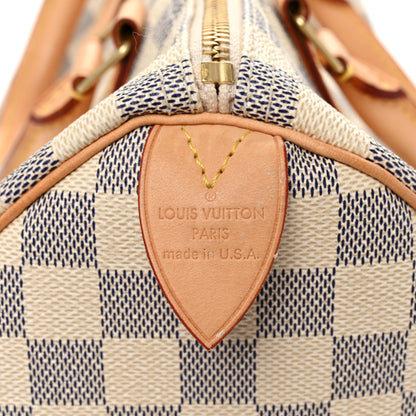 Louis Vuitton Damier Azur Speedy 30 6 of 11