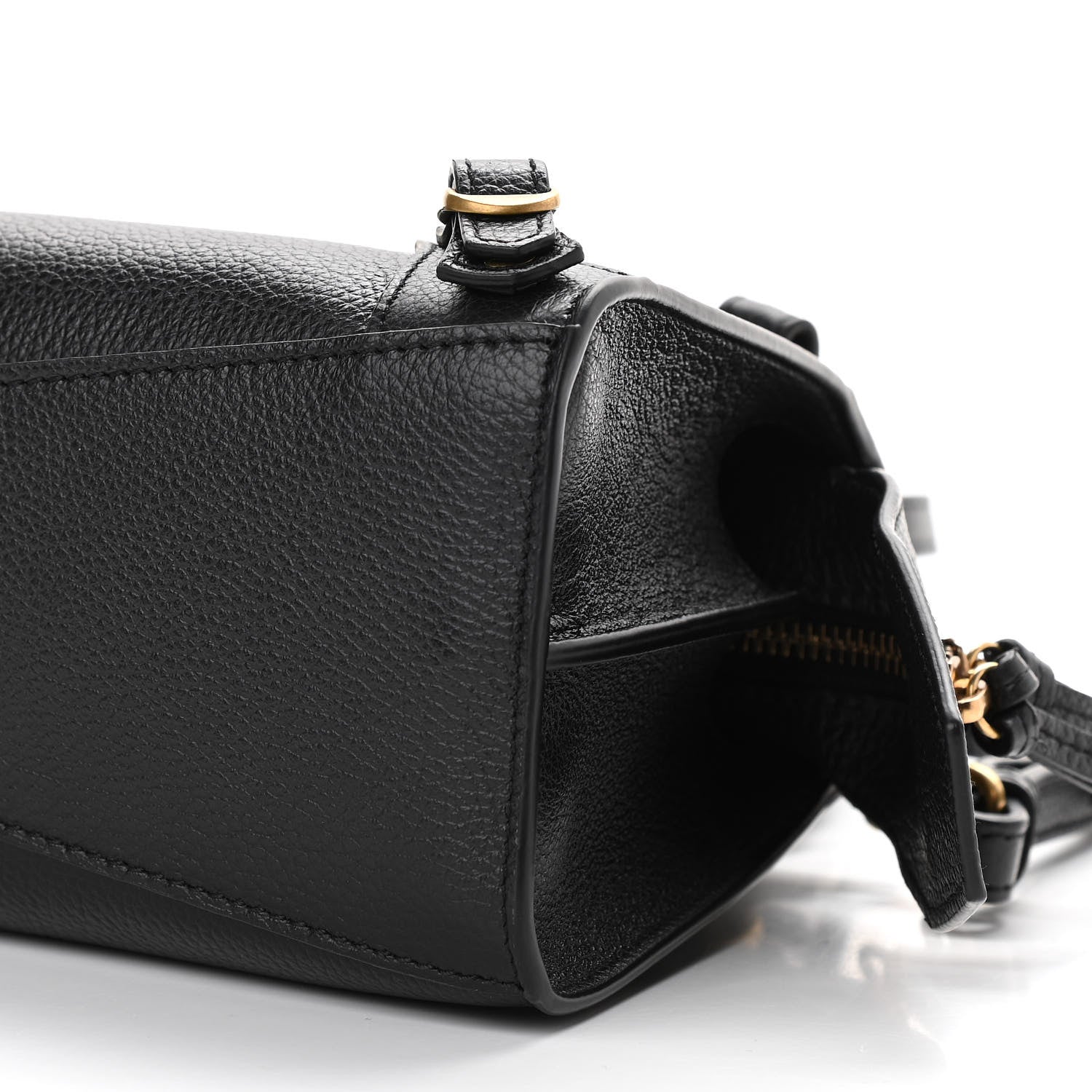 Balenciaga Grained Calfskin Neo Classic Gold Hardware Mini City Black 8 of 10