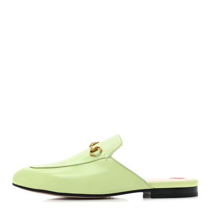 Gucci Malaga Kid Womens Princetown Slippers 40 Pistachio Green 1 of 10