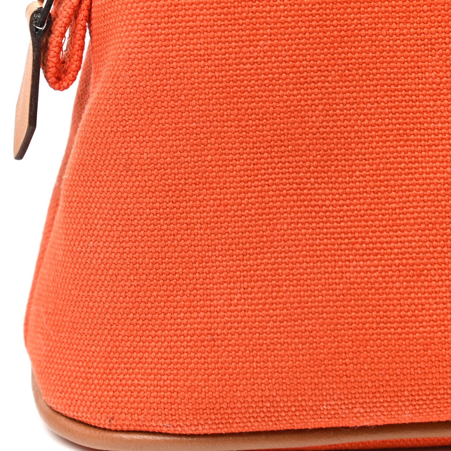 Cotton Canvas Mini Bolide Travel Cosmetic Pouch Feu
