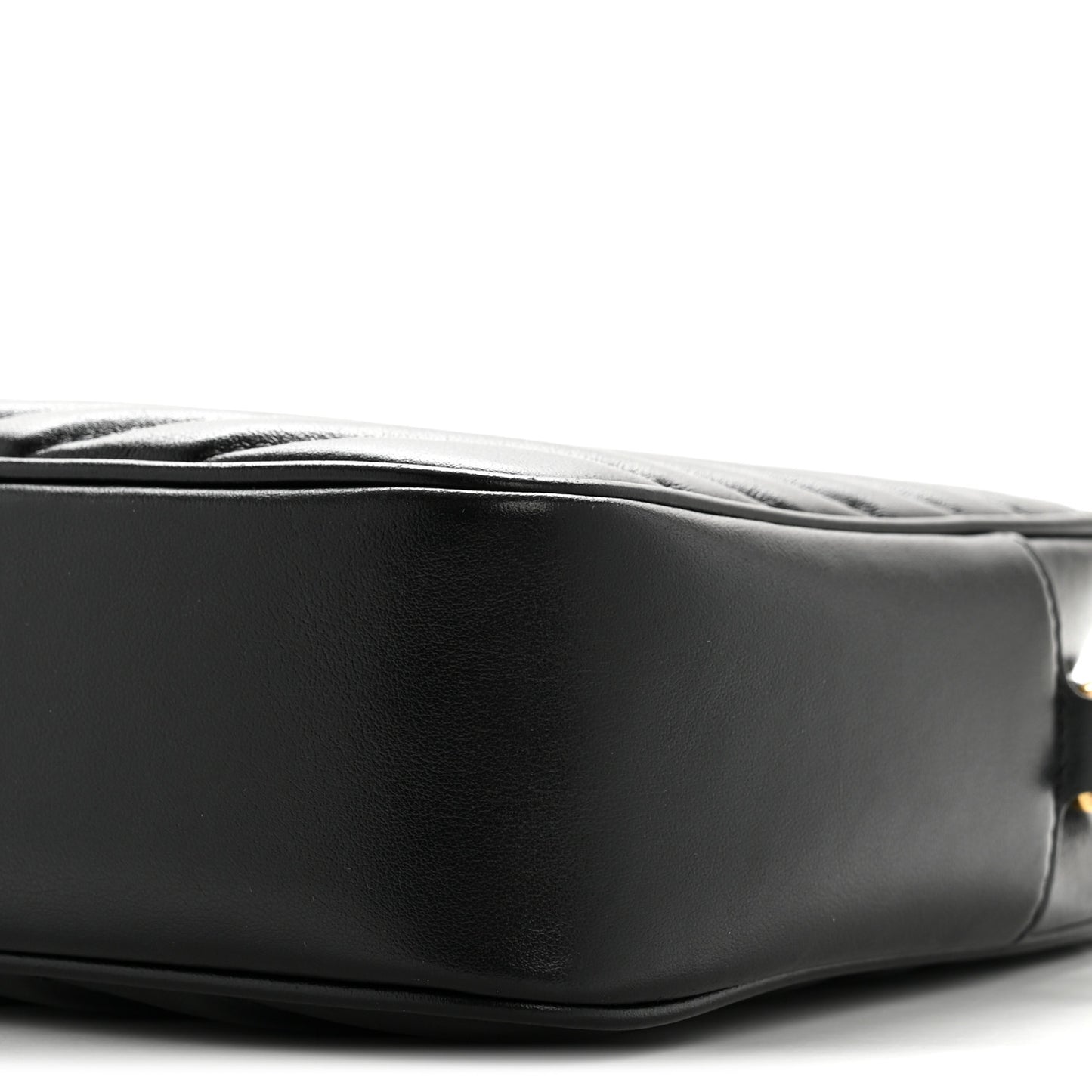 Calfskin Matelasse Monogram Lou Camera Bag Black