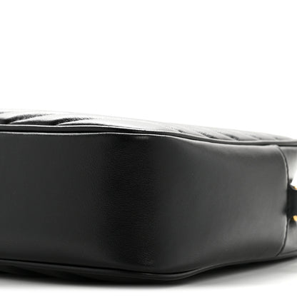 Saint Laurent Calfskin Matelasse Monogram Lou Camera Bag Black 10 of 17