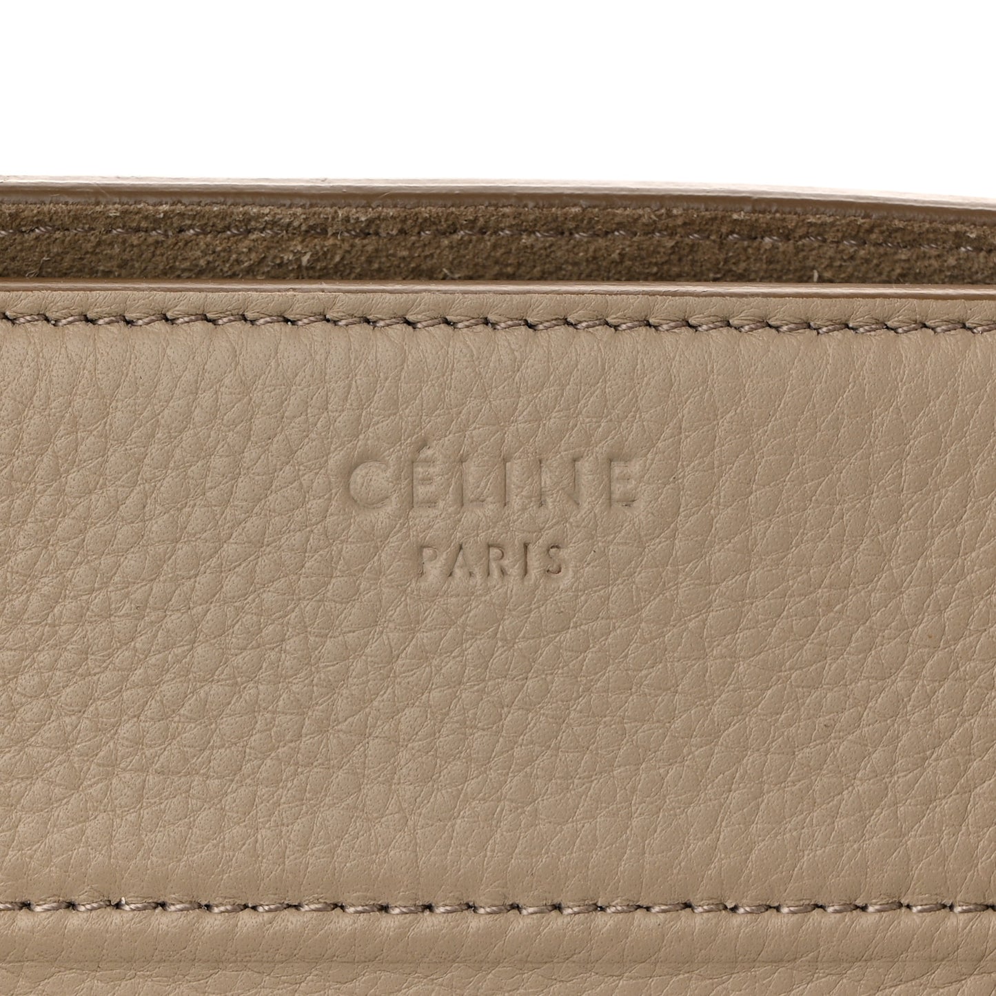 Supple Calfskin Medium Phantom Luggage Beige