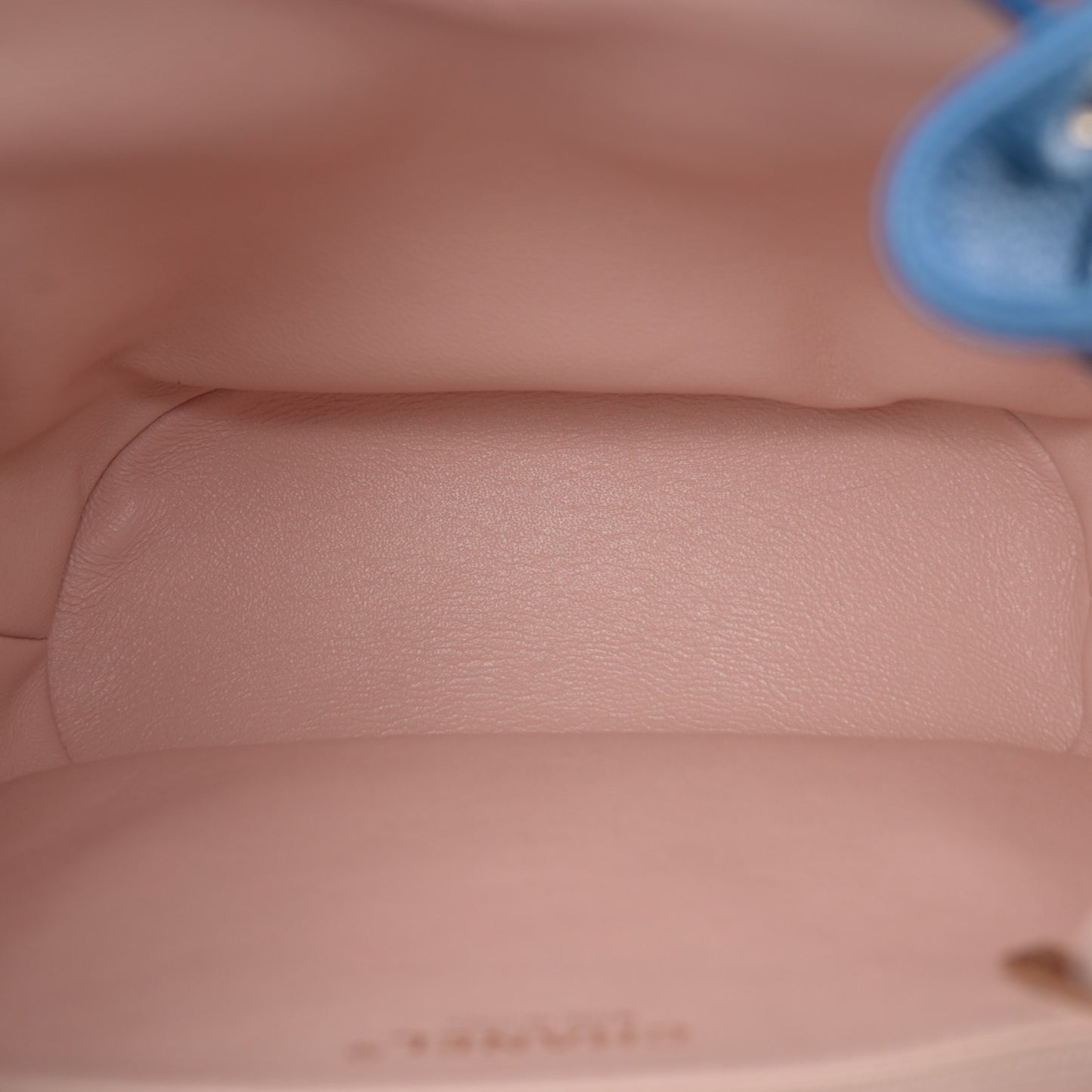 Caviar Quilted Backpack Blue