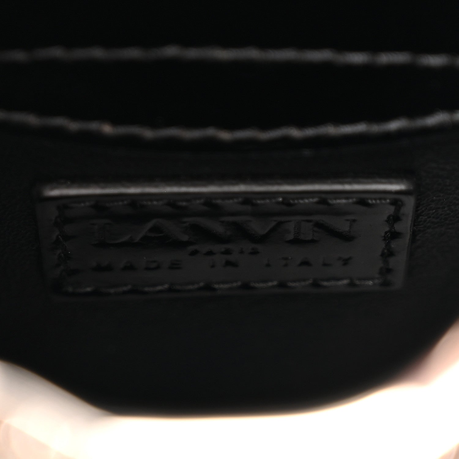 Lanvin Lambskin Mini Cat Hobo Black 6 of 11