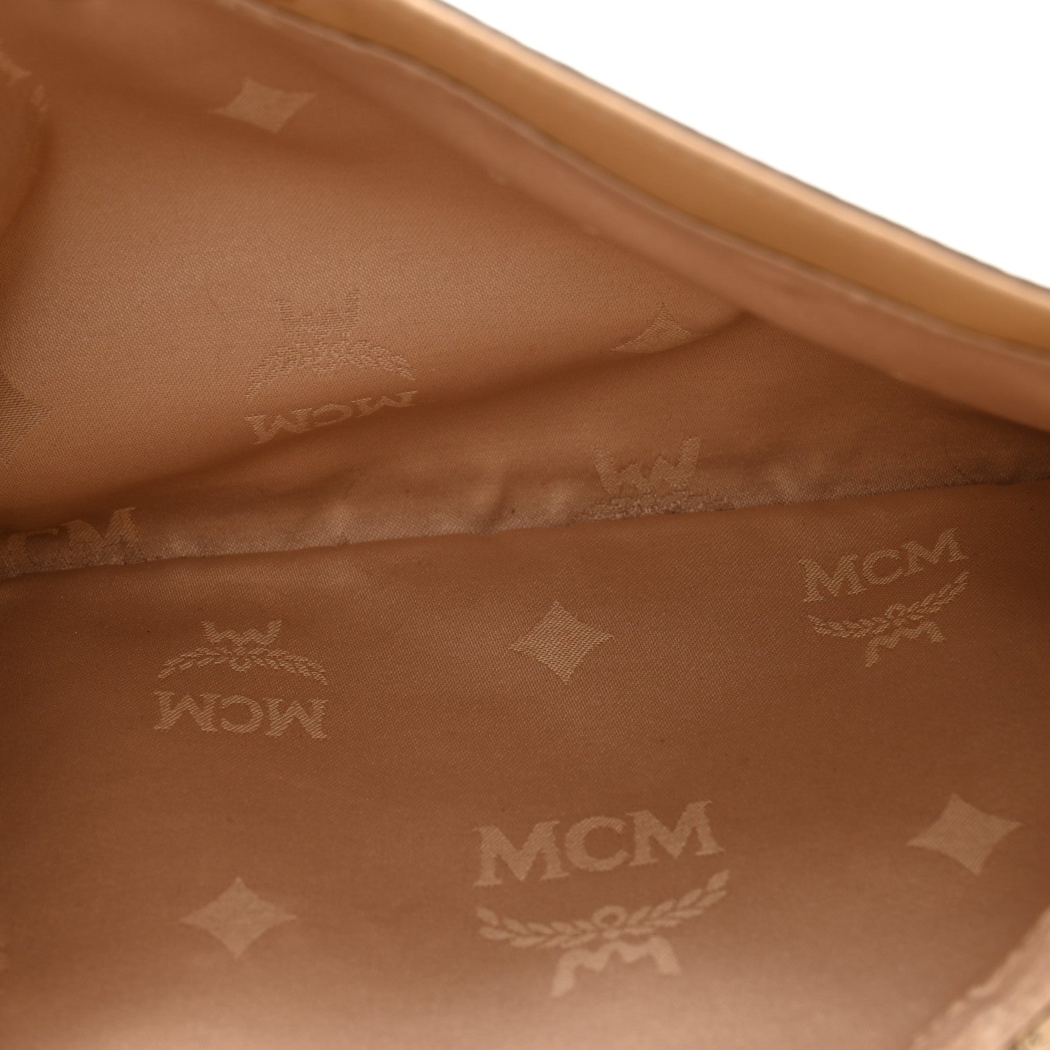 MCM Visetos Crossbody Pouch Beige 6 of 15