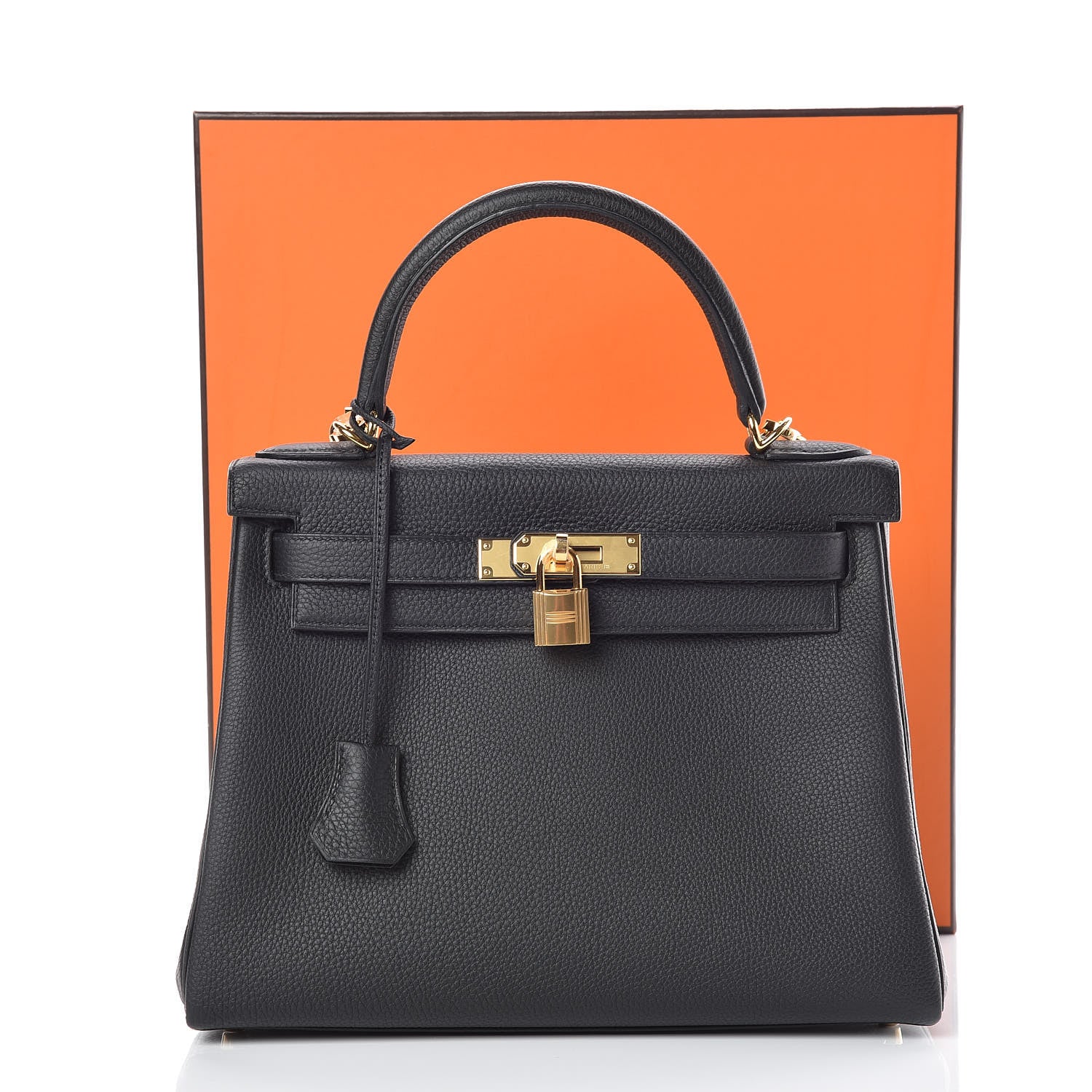 Hermes Togo Kelly Retourne 28 Black 42 of 42