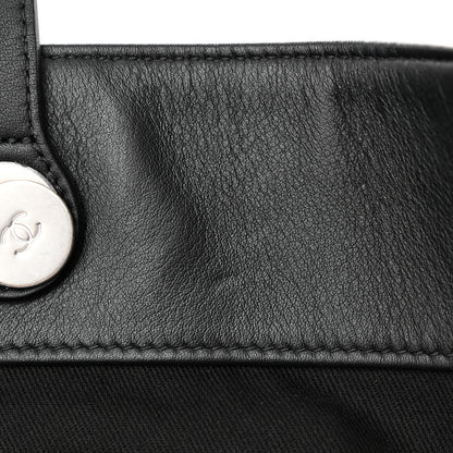 Chanel Grained Calfskin Large Coco Eyelets Shopping Tote Black 11 of 19