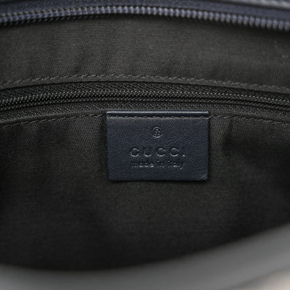 Gucci GG Plus Monogram Medium Flat Messenger Bag Navy 6 of 10