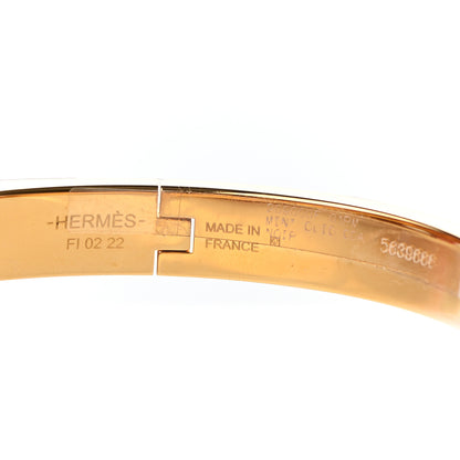 Hermes Enamel Mini Clic Chaine d'Ancre Bracelet PM Black 5 of 6