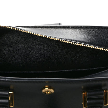 Saint Laurent SAINT LAURENT Calfskin Monogram Baby Cabas Black 12 of 13