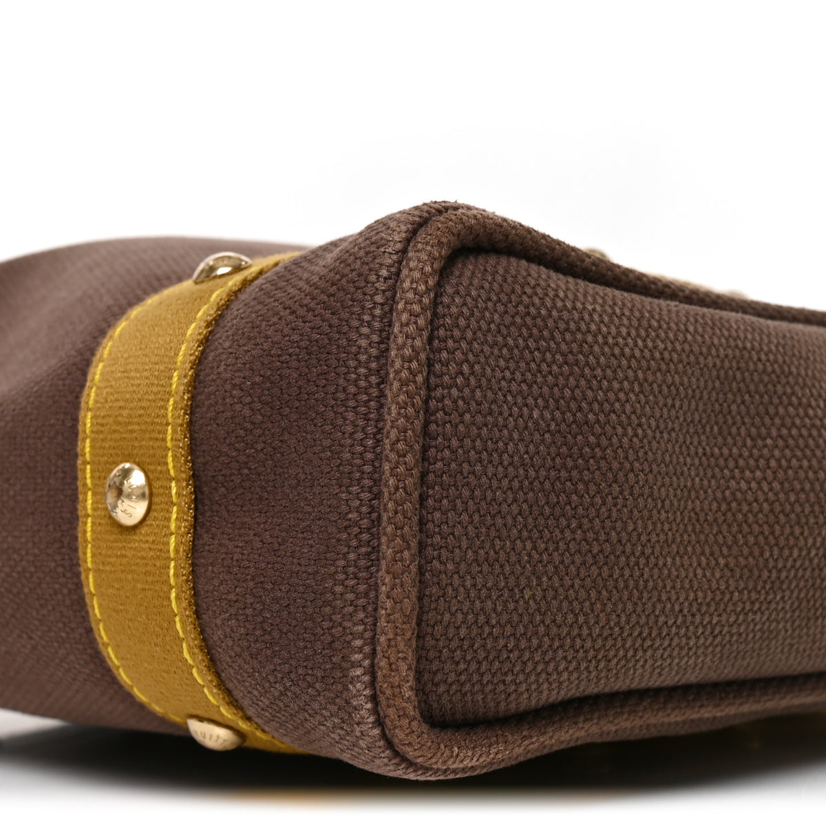 Toile Antigua Cabas MM Brown Kaki