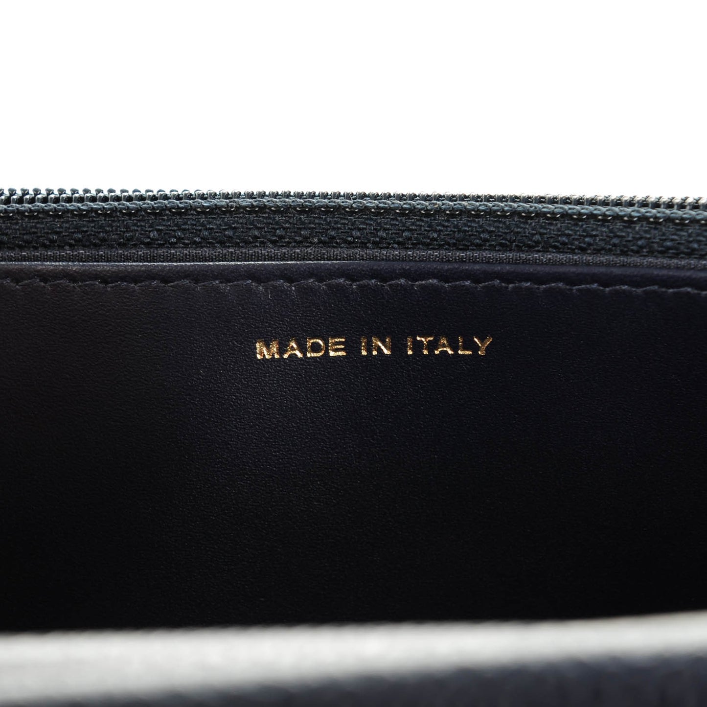 Caviar Quilted Wallet On Chain WOC Navy