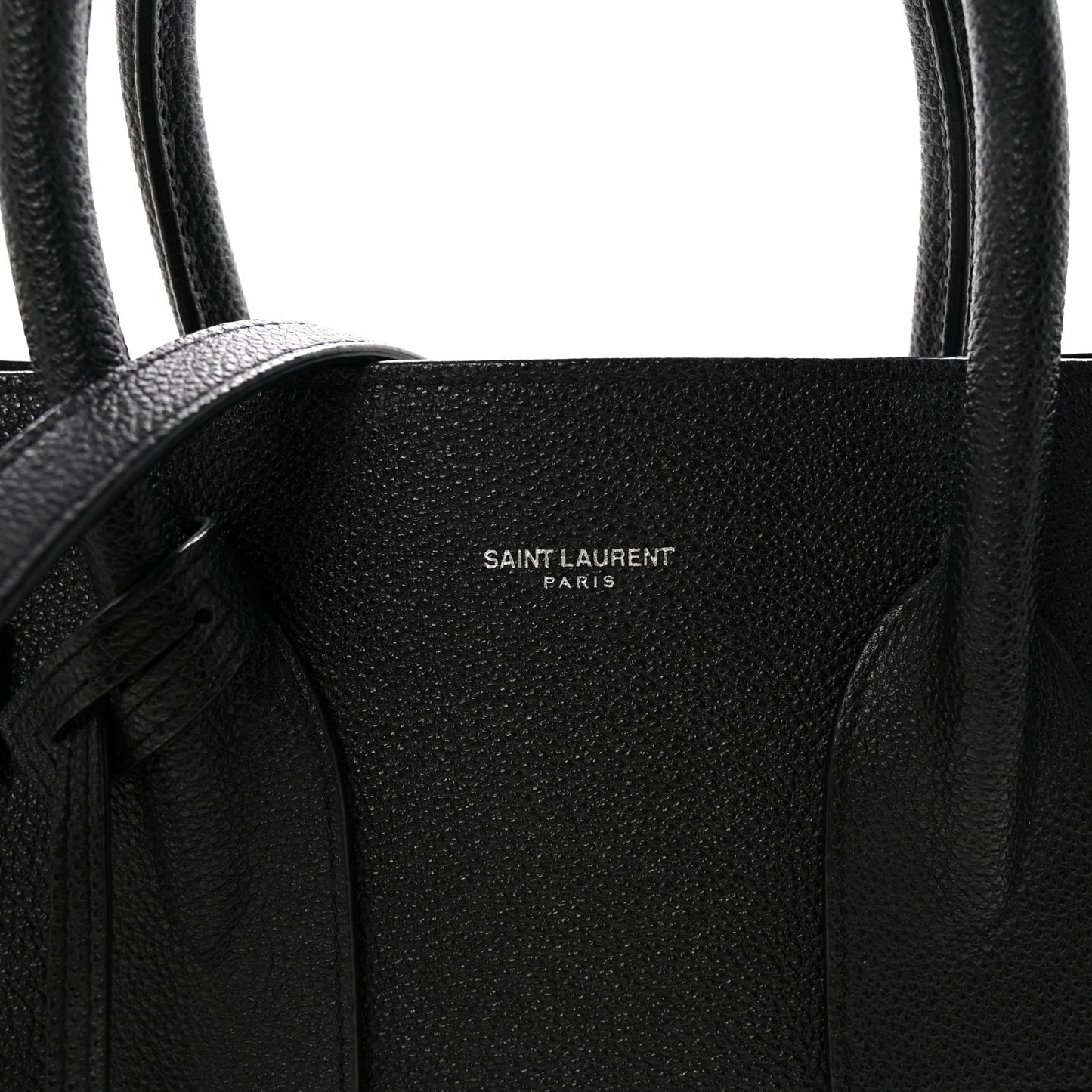 Grained Calfskin Small Sac De Jour Black