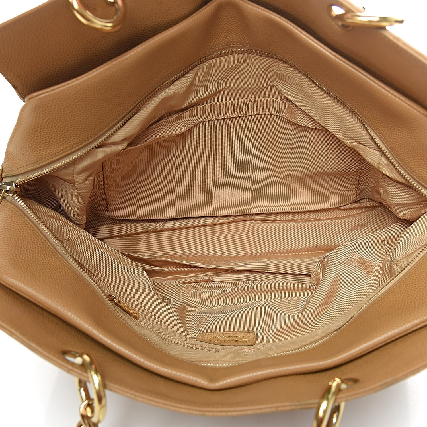 Chanel Caviar Quilted Grand Timeless Tote GTT Beige 5 of 26
