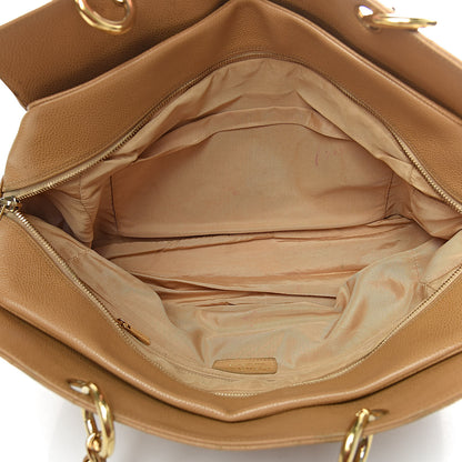 Chanel Caviar Quilted Grand Timeless Tote GTT Beige 5 of 26