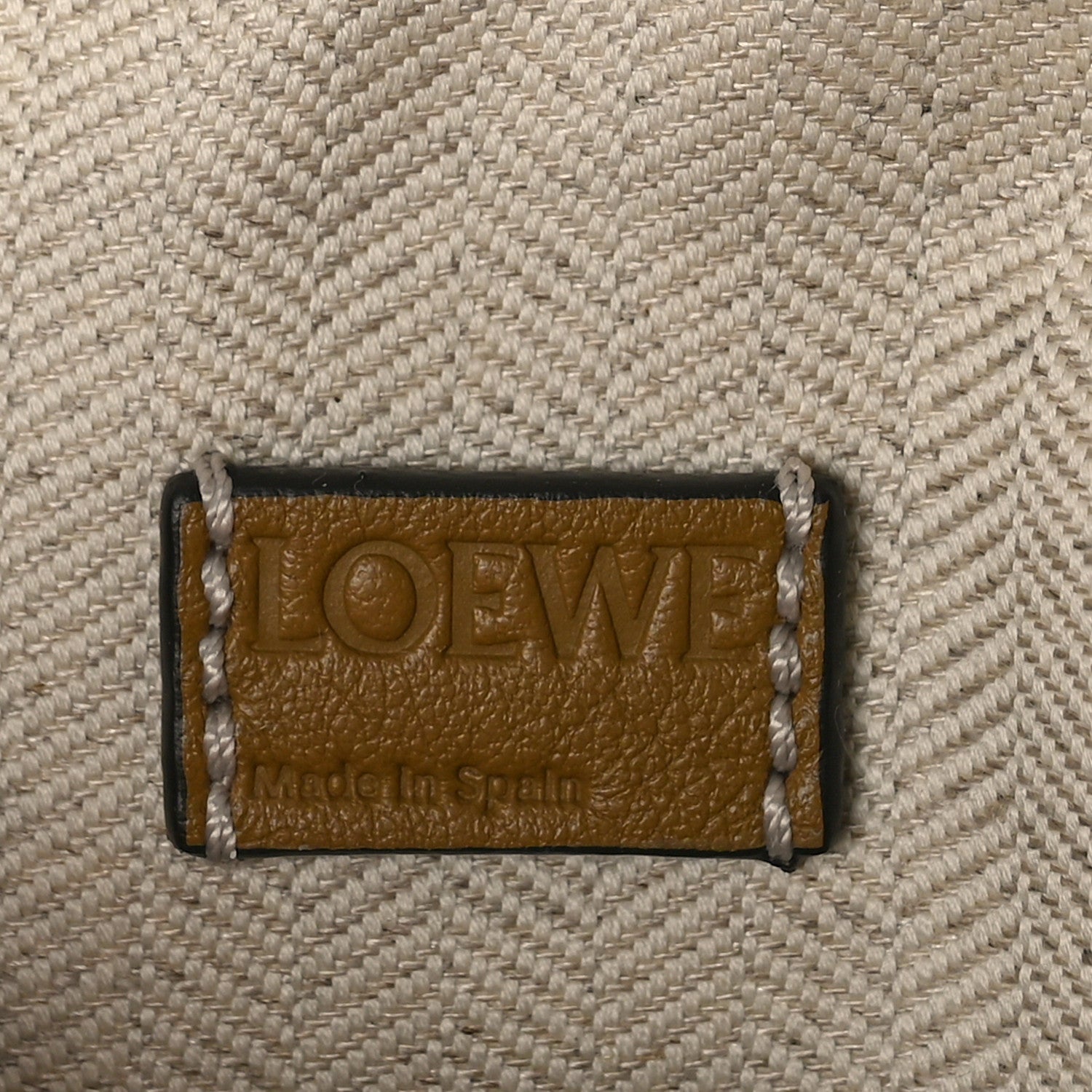 Loewe Calfskin Mini Puzzle Bag Ochre 6 of 8