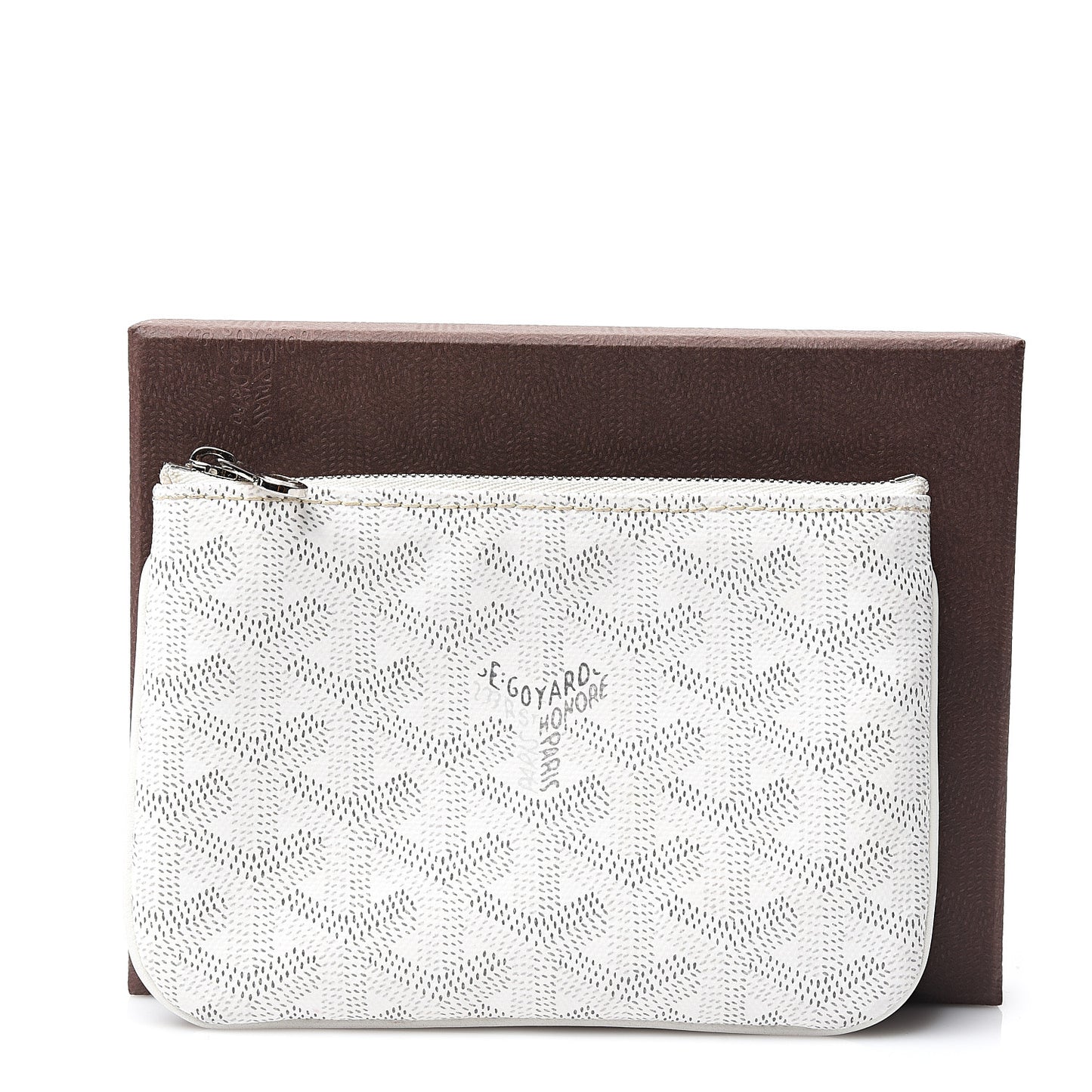 Goyardine Mini Senat Pochette White