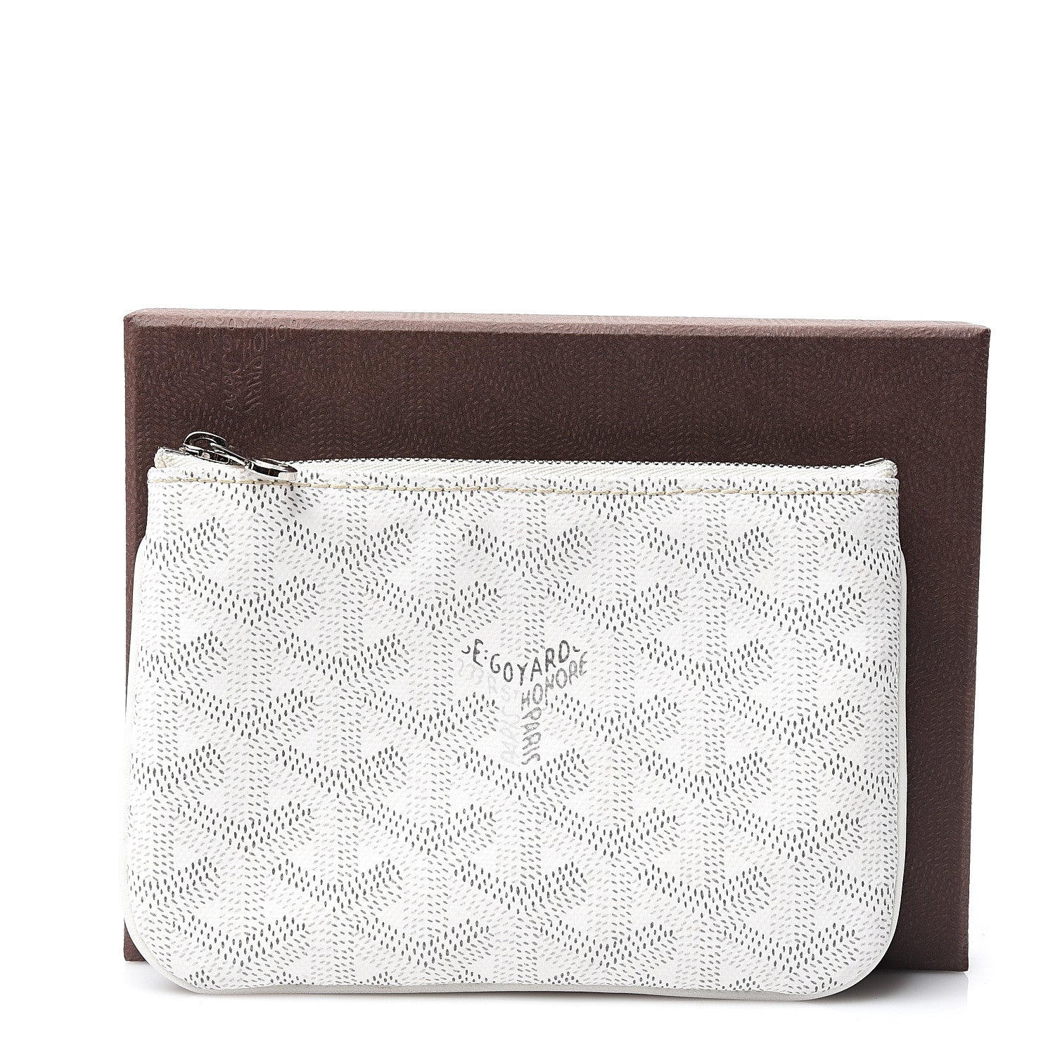 Goyard Goyardine Mini Senat Pochette White 6 of 6