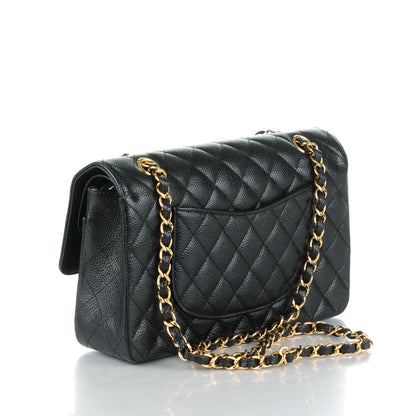Chanel Caviar Quilted Medium Double Flap Black 3 of 8