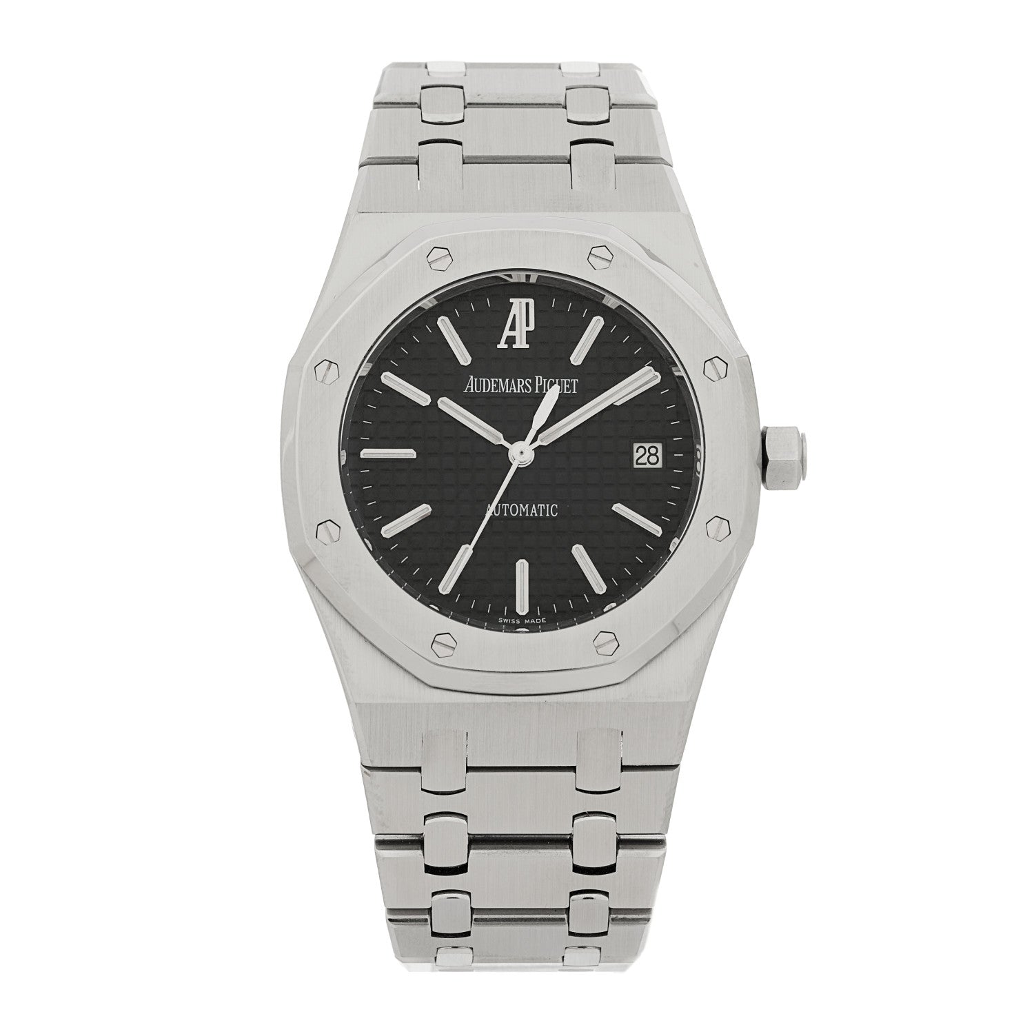 Audemars Piguet Stainless Steel 39mm Royal Oak Automatic Watch Black 15300ST 1 of 5