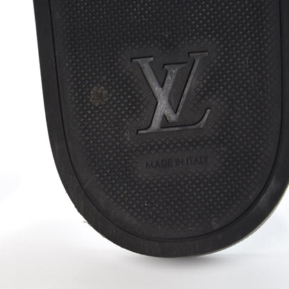 Louis Vuitton Rubber Monogram Mens Waterfront Mules 10 Macassar 10 of 12