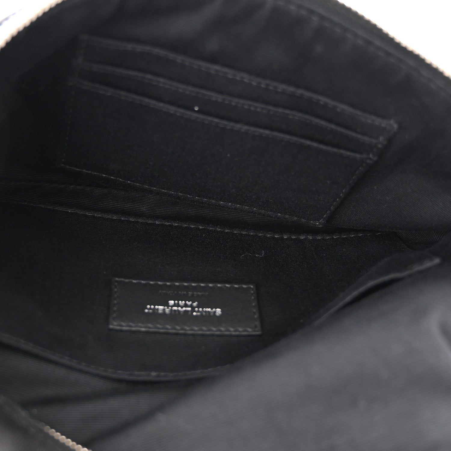 Saint Laurent Canvas Monogram Belt Bag Black 4 of 10