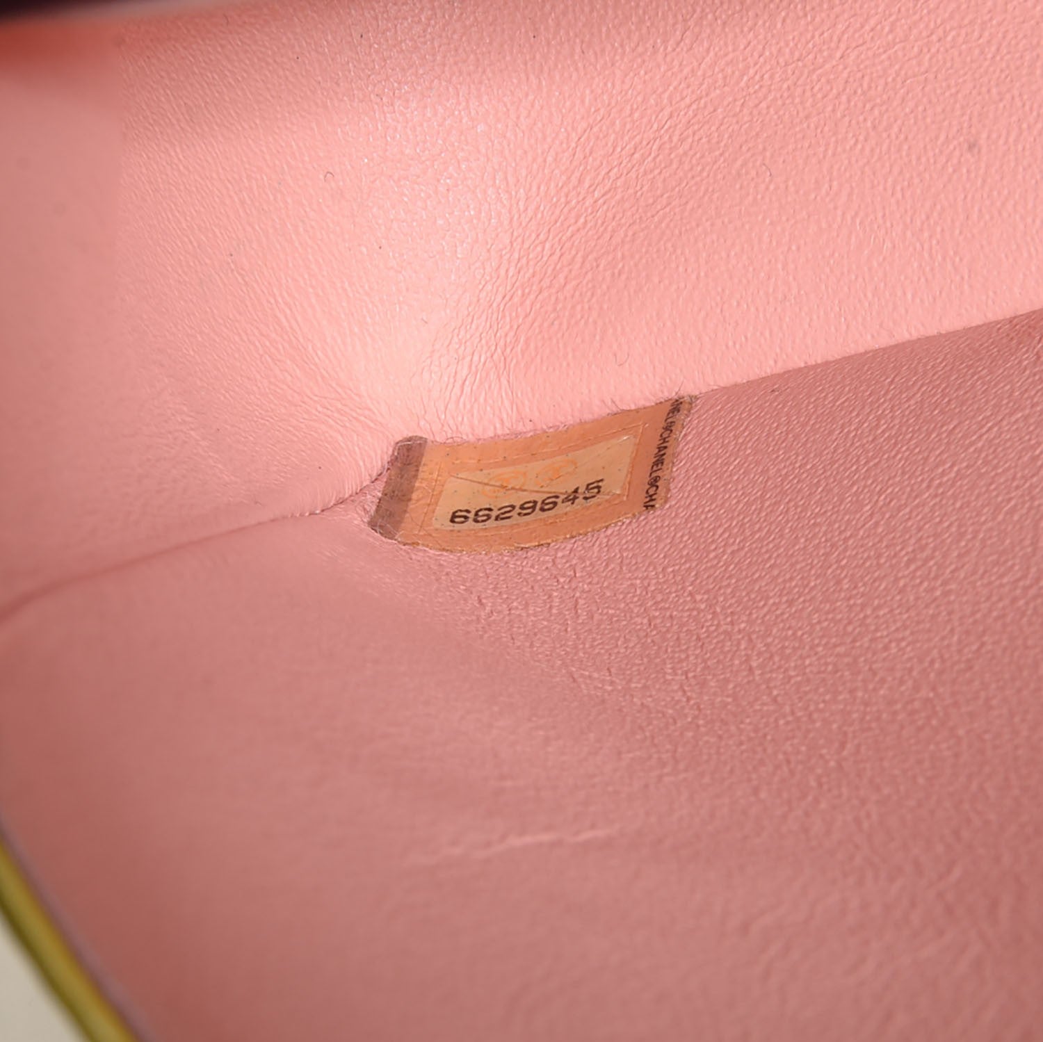 Chanel Lambskin Quilted Medium Double Flap Yellow 9 of 9