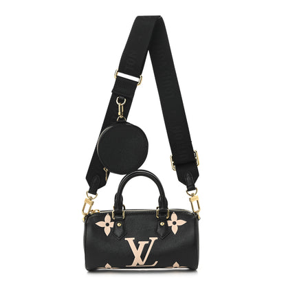 Louis Vuitton Empreinte Monogram Giant Papillon BB Black Beige 1 of 9